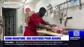 Seine-Maritime: des soutiens pour Adama, boucher à Darnétal, menacé d'expulsion