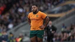 Taniela Tupou avec l'Australie en novembre 2025.