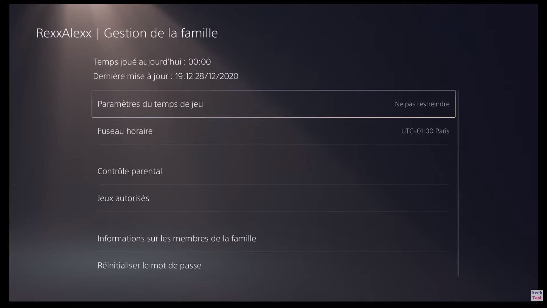 Les options de "contrôle parental" de la PS5 Les options de "contrôle parental" de la PS5