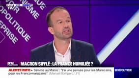 Emmanuel Macron sifflé lors du mondial du rugby: "On ne maltraite pas son peuple impunément" affirme Manuel Bompard, coordinateur LFI