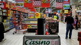 Dans un supermarché Casino à Villefranche-sur-Saône (Rhône), en avril 2023.