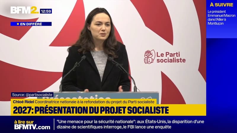 2027: le Parti socialiste présente les premières lignes de son programme