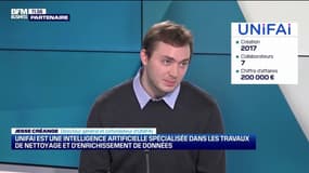 Jesse Créange (UNiFAi) : UNiFAi, une intelligence artificielle spécialisée dans les travaux de nettoyage et d'enrichissement de données - 17/04