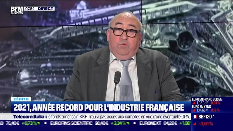 Emmanuel Lechypre : 2021, année record pour l'industrie française - 08/04