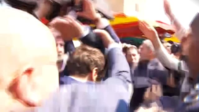 Emmanuel Macron le 27 avril à Cergy