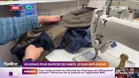 Un bonus pour rapiécer ses habits, le plan anti-gâchis 