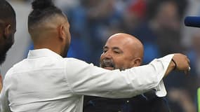 Dimitri Payet et Jorge Sampaoli à l'OM