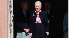 L'ancienne reine Margrethe II du Danemark, le 16 avril 2024 au château de Fredensborg.