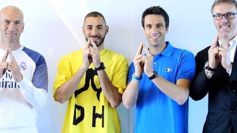 Zinedine Zidane a convoqué un joli trio de soutien à la candidature de Paris pour l'organisation des JO 2024.