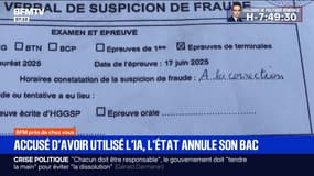 Le bac d'un lycéen suspecté d'avoir utilisé l'IA annulé par le rectorat, un recours déposé