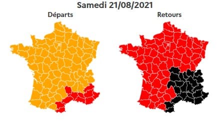 Ce samedi sera la journée la plus difficile sur la route des retours.