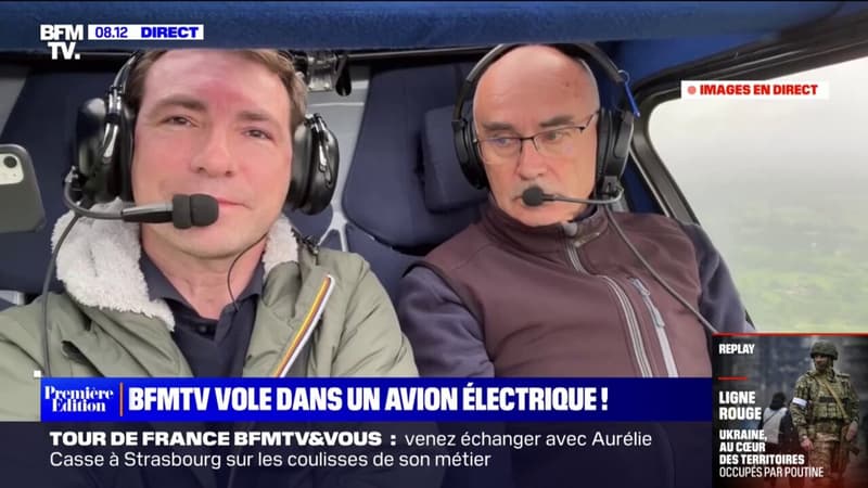 BFMTV à bord du premier avion au monde 100% électrique
