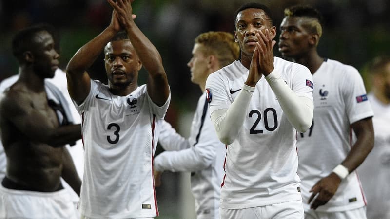 Patrice Evra et Anthony Martial