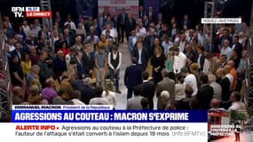 Attaque à la Préfecture de police de Paris: Emmanuel Macron demande une minute de silence à Rodez, avant le grand débat