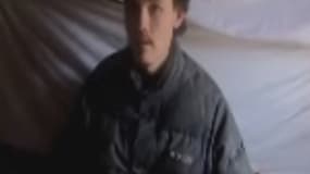 Capture d'écran d'une vidéo de Colin Rutherford, tournée pendant sa captivité