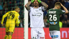 Stéphane Ruffier et les Verts déçus