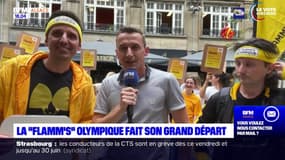 Strasbourg-Metz à pied: la "Flamm's" olympique fait son grand départ