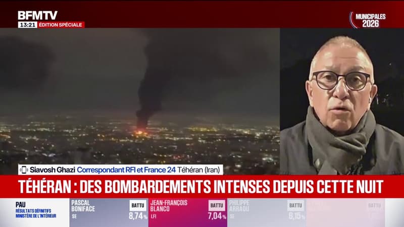 Guerre en Iran: des bombardements intenses ces dernières heures sur Téhéran