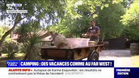 Des vacances au camping dans l'ambiance du Far West 