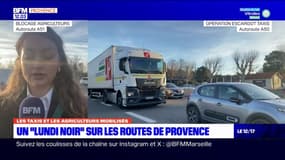 Manifestation des taxis, mobilisation des agriculteurs: lundi noir sur les routes de Provence