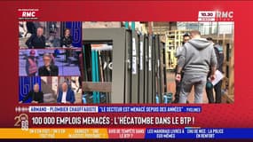 100 000 emplois menacés dans le bâtiment: "On est victime de notre concurrent qui utilise de la main d'oeuvre étrangère !" déplore un plombier chauffagiste