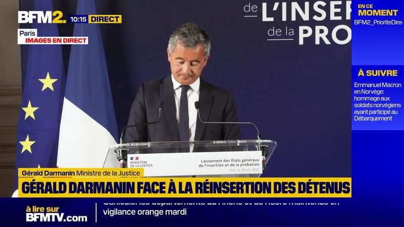 Gérald Darmanin lance les États généraux de l'insertion et de la probation