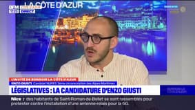 Alpes-Maritimes: les combats d'Enzo Giusti (Nupes), candidat dans la 3e circonscription