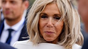 Brigitte Macron, lors d'une visite d'État au Maroc, le 30 octobre 2024.