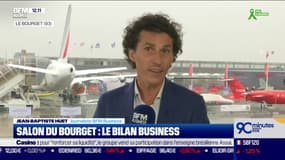 Salon du Bourget: ça se termine côté affaire, demain, c'est l'ouverture du salon pour le grand public