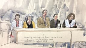 La famille de Samuel Paty au procès des huit accusés impliqués dans l'assassinat du professeur, le 8 novembre 2024