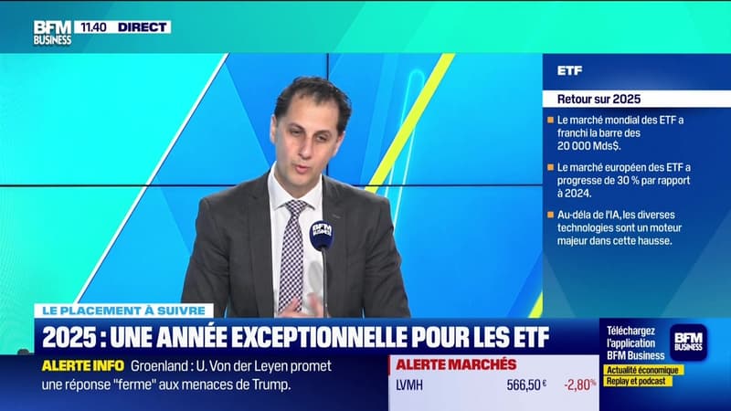 Le placement à suivre : 2025, une année exceptionnelle pour les ETF - 20/01