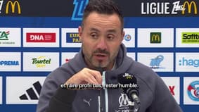 Strasbourg 1-2 OM : "Leader ? Ne pas se relâcher et rester humble" calme De Zerbi 