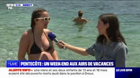 Pentecôte: à Cassis, touristes et locaux profitent de la météo estivale, les pieds dans l'eau