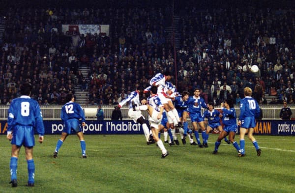 Le but légendaire d'Antoine Kombouaré face au Real Madrid (4-1, quarts de finale retour de la Coupe de l'UEFA/Ligue Europa), le 18 mars 1993
