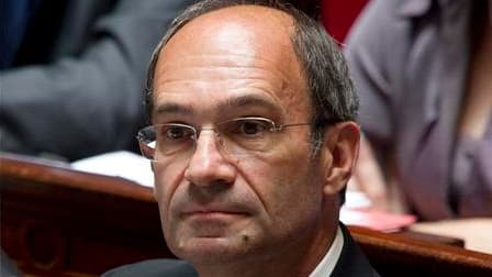 Eric Woerth lors de la séance de questions à l'assemblée de mardi. Le ministre du Travail a démenti les accusations formulées par l'ancienne comptable de Liliane Bettencourt, selon qui il aurait touché 150.000 euros en liquide pour le financement de la ca