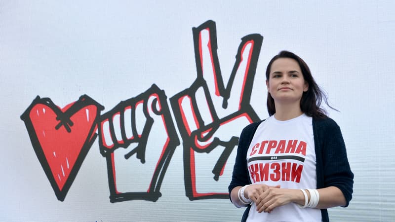 Svetlana Tikhanovskaya le 30 juillet 2020