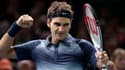 Roger Federer, vendredi, à Paris-Bercy.