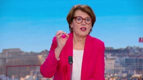 La ministre de l'Agriculture Annie Genevard lance des conférences de la souveraineté alimentaire au marché international de Rungis.