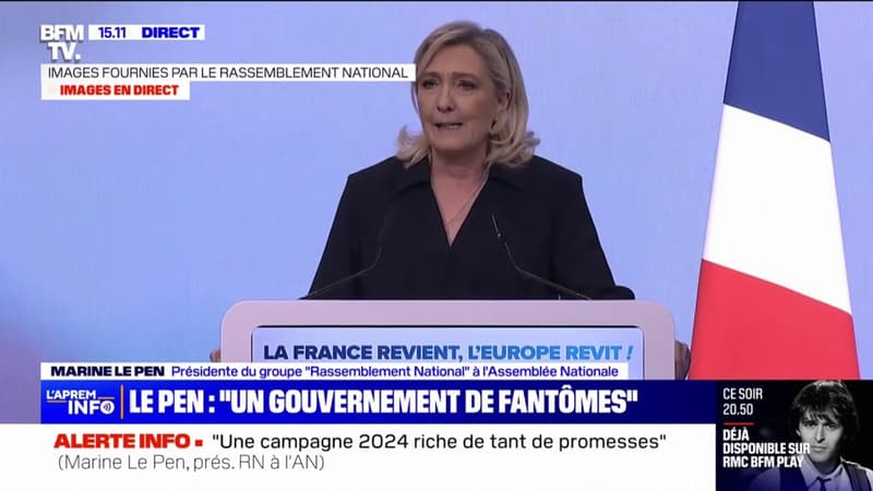 Européenne: pour Marine Le Pen 