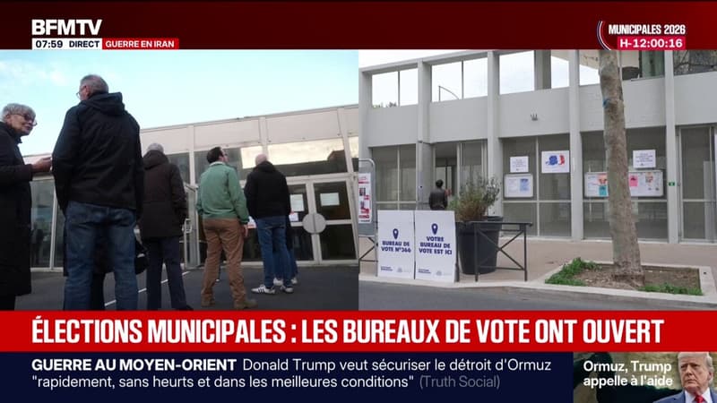 Élections municipales: les bureaux de vote ont ouvert
