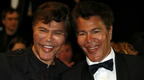 Les frères Grichka et Igor Bogdanoff le 24 mai 2013 au festival de Cannes 