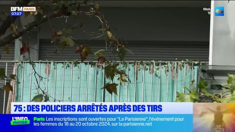 Paris: des policiers arrêtés après des tirs depuis un balcon (1/1)