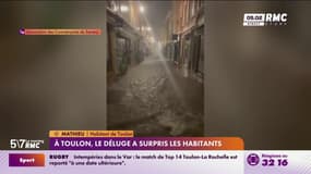 A Toulon, le déluge a surpris les habitants 
