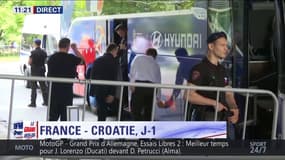 France-Croatie : Le car des Bleus est arrivé à Moscou ! 