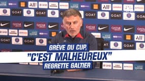 PSG : Grève du CUP, "c'est malheureux" regrette Galtier