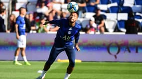 Neymar avant PSG-Strasbourg, au Parc des Princes le 14 septembre 2019