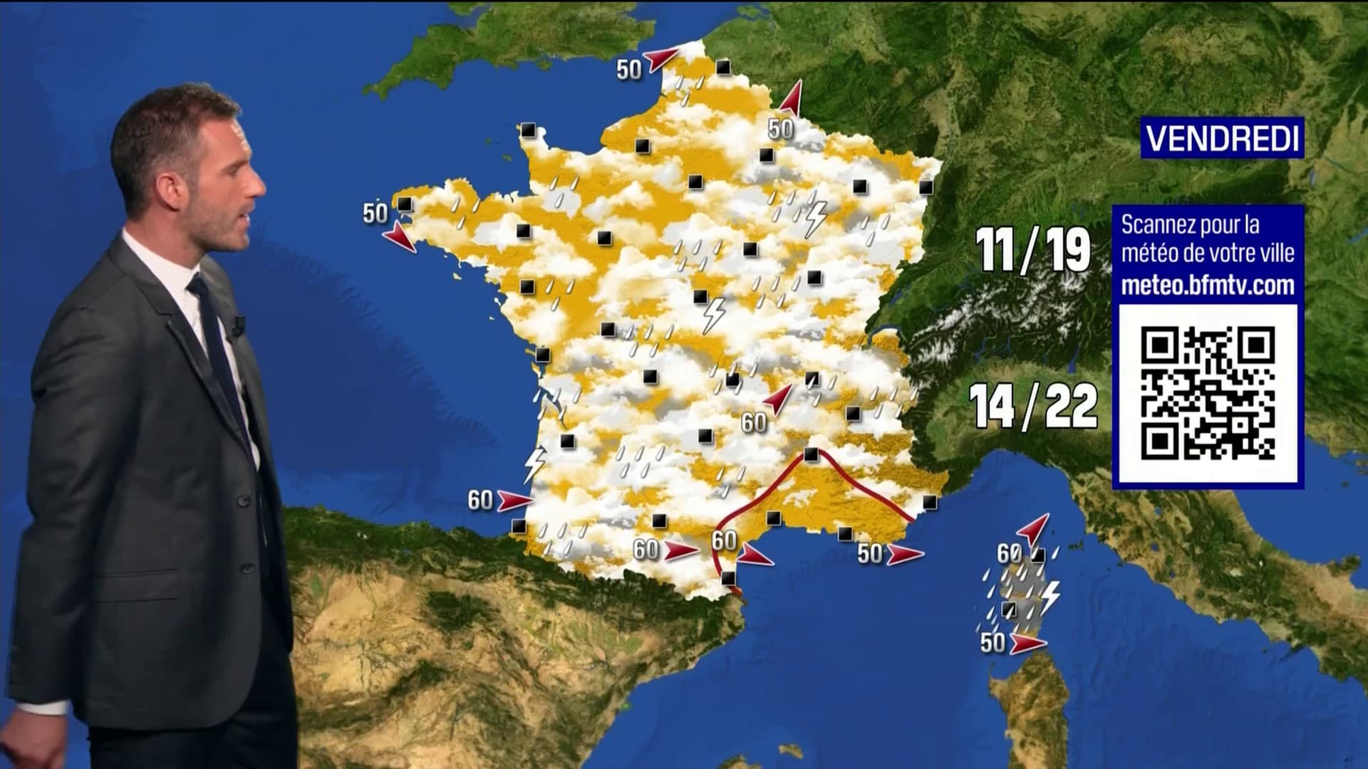 La météo de ce vendredi 22 septembre 2023.