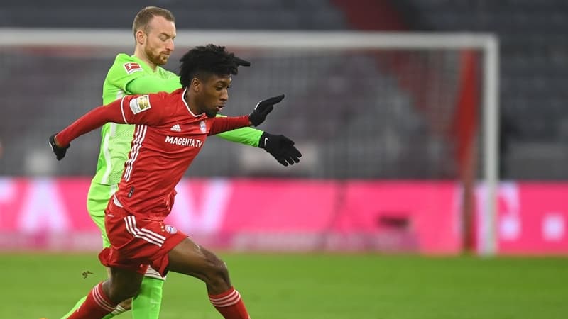Kingsley Coman s'est blessé contre Leverkusen