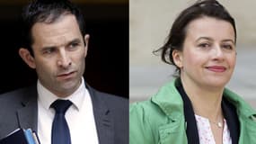 Benoît Hamon et Cécile Duflot.
