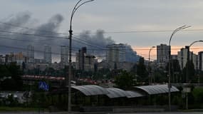Kiev le 5 juin 2022, après des frappes russes ayant visé la capitale ukrainienne. (illustration)